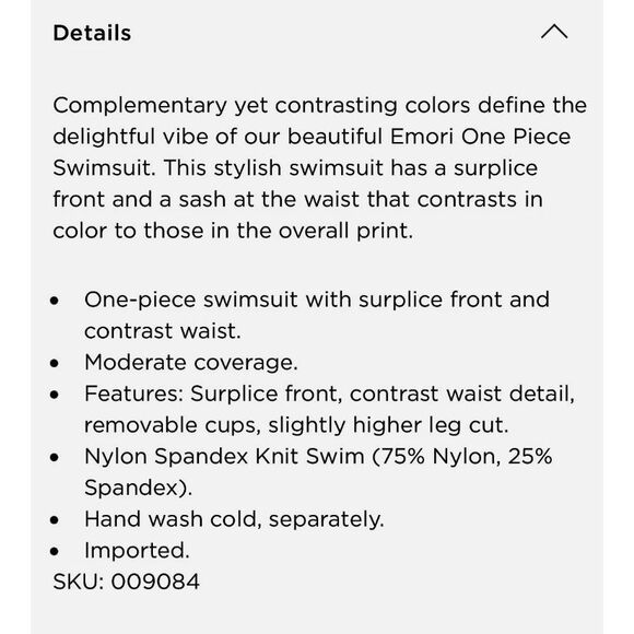 Lilly Pulitzer 14 Emori Seasalt Blue Don't Wanna Leaf One Piece Swimsuit $148 - Picture 6 of 11